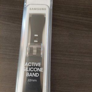 Samsung active silicone band for 45-46 mm watches dark grey/ charcoal color